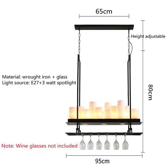 Afralia™ Nordic Glass LED Chandelier for Home Dining Living Room Pendant Lamps