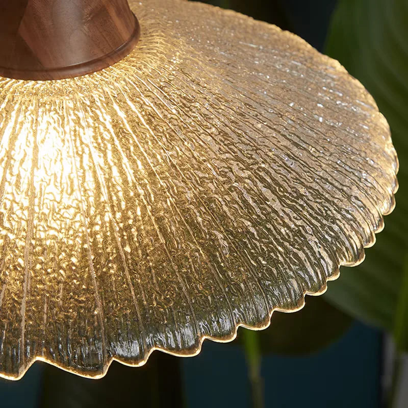 Afralia™ Vintage Glass LED Pendant Lights: Bedroom Living Room Hanging Lamp Lighting
