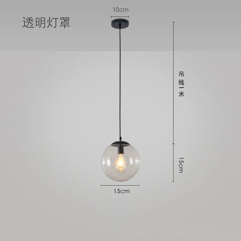 Afralia™ Retro Loft Industrial Suspension Pendant Light for Home Decor