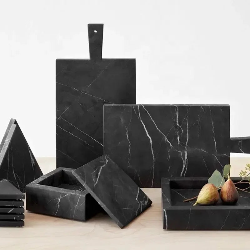 Afralia Marble Tray: Aromatherapy Diffuser & Candle Holder Tray