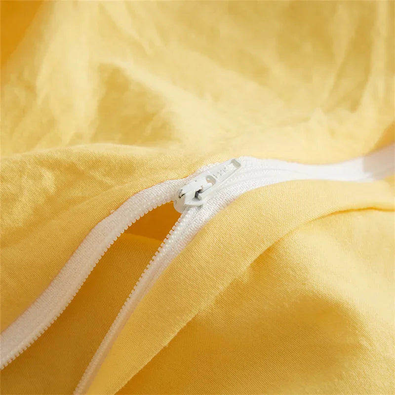 Afralia™ Furball Tasseles Bedding Set | King/Queen Duvet Cover & Washed Quilt Cover Set