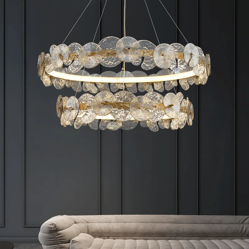 Afralia™ Nordic Luxury LED Chandeliers for Home Indoor Living Room Dining Bedroom