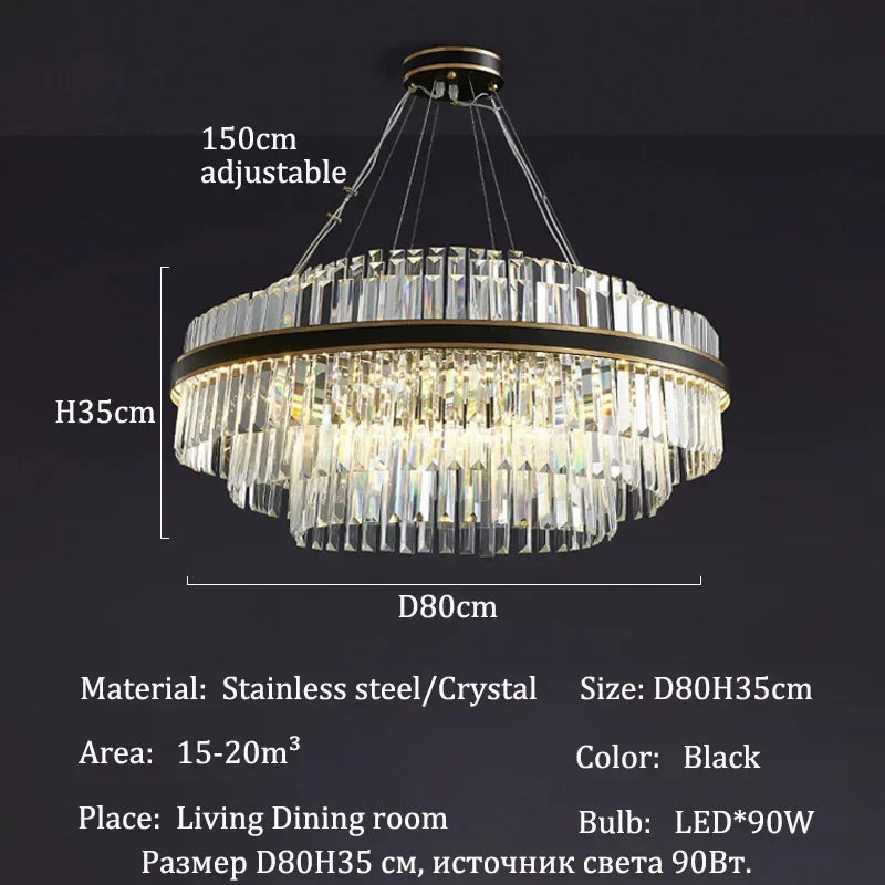 Afralia™ Crystal Chandeliers: Modern Luxury for Home Decor and Illuminating Spaces