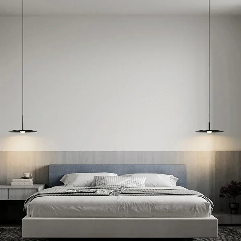 Afralia™ Flying Saucer LED Chandelier: Nordic Modern Kitchen Bedroom Decorative Lighting Lamp