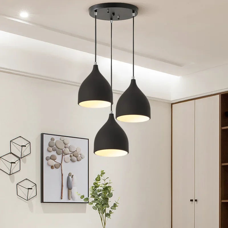 Afralia™ Modern LED Pendant Light for Living Room, Bedroom, Bar, Kitchen, and Study