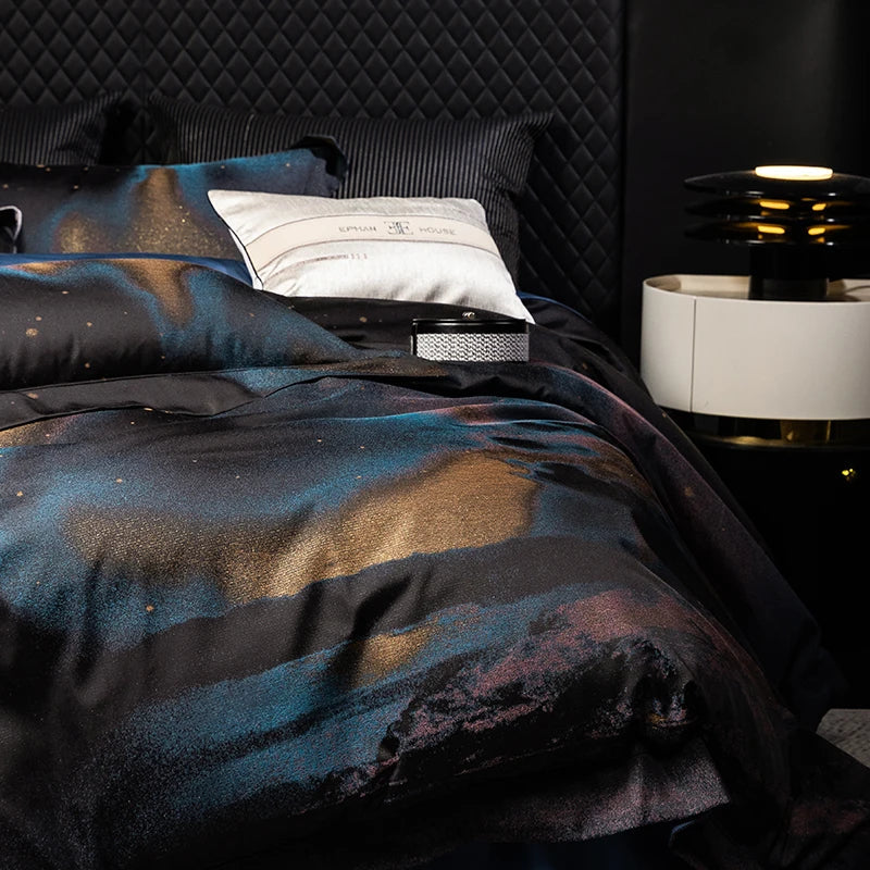 Afralia™ Luxury Jacquard Egyptian Cotton Bedding Set