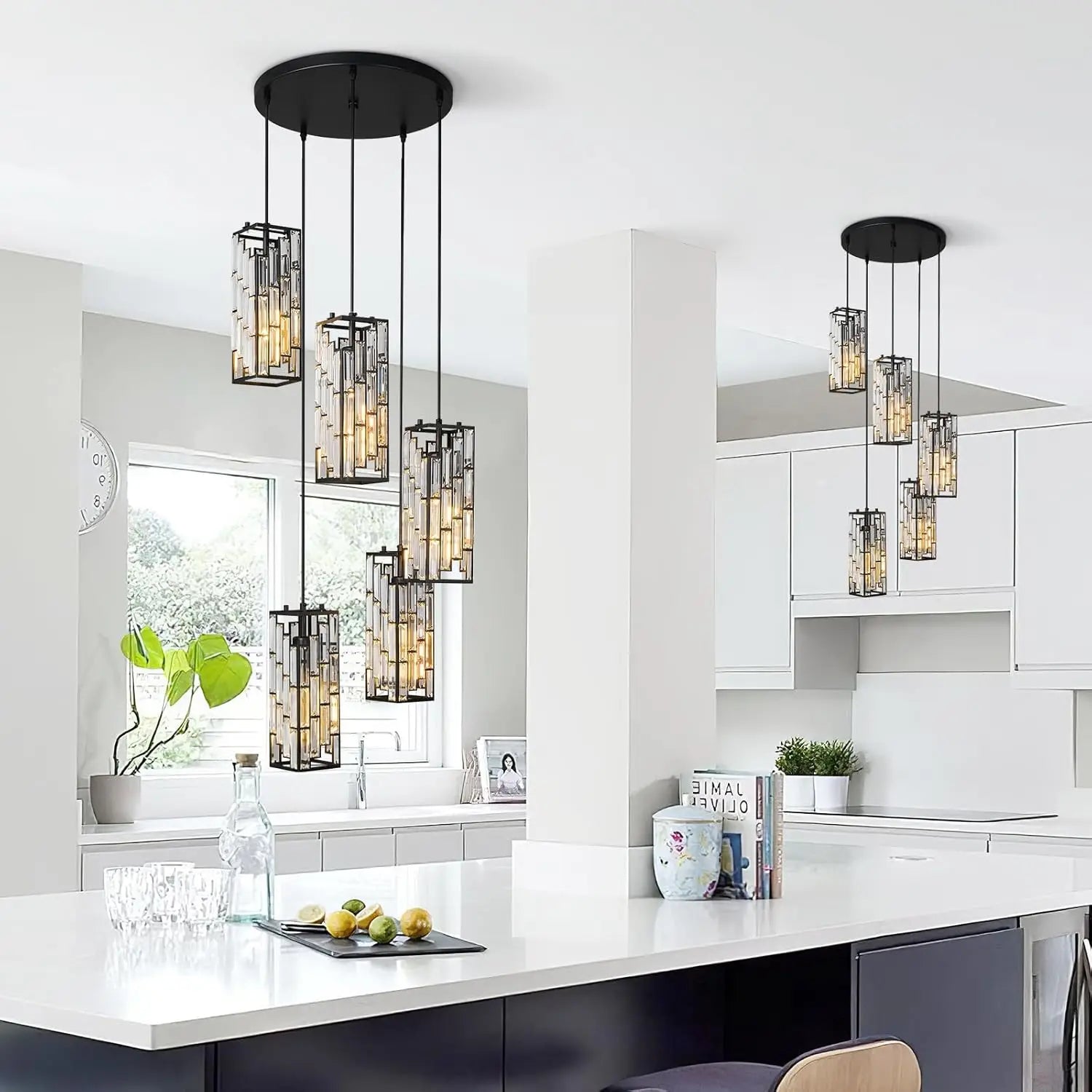 Afralia™ Gold Crystal Wall Sconce: Elegant Chandelier Lighting with LED Bulbs