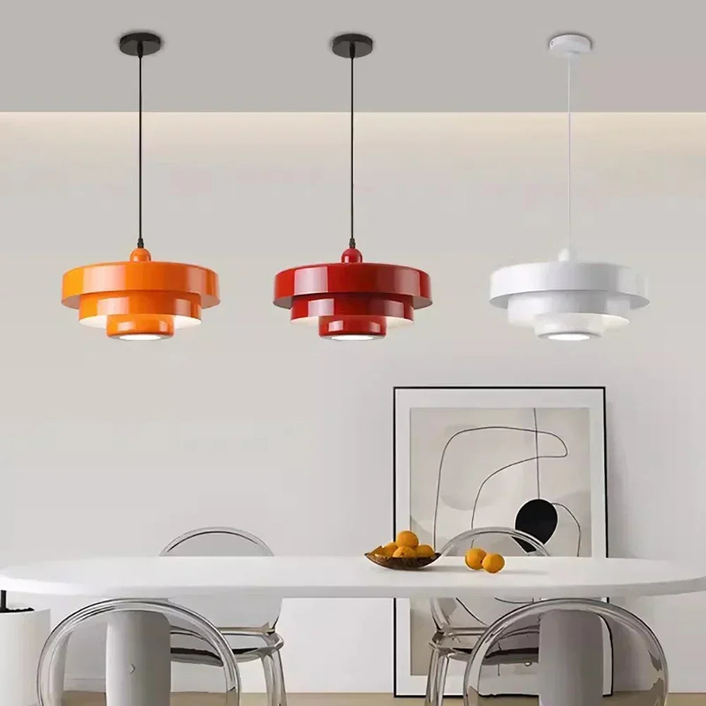 Afralia™ Nordic LED Macaron Pendant Light for Restaurant & Living Rooms