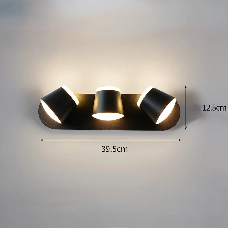 Afralia™ Nordic LED Wall Lamp for Bedroom Study Living Room Indoor Sconce Lighting