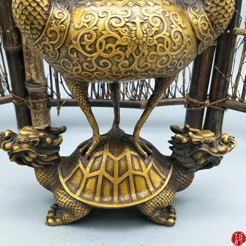 Afralia™ Dragon Tortoise Crane Incense Burner Collection for Home Decoration