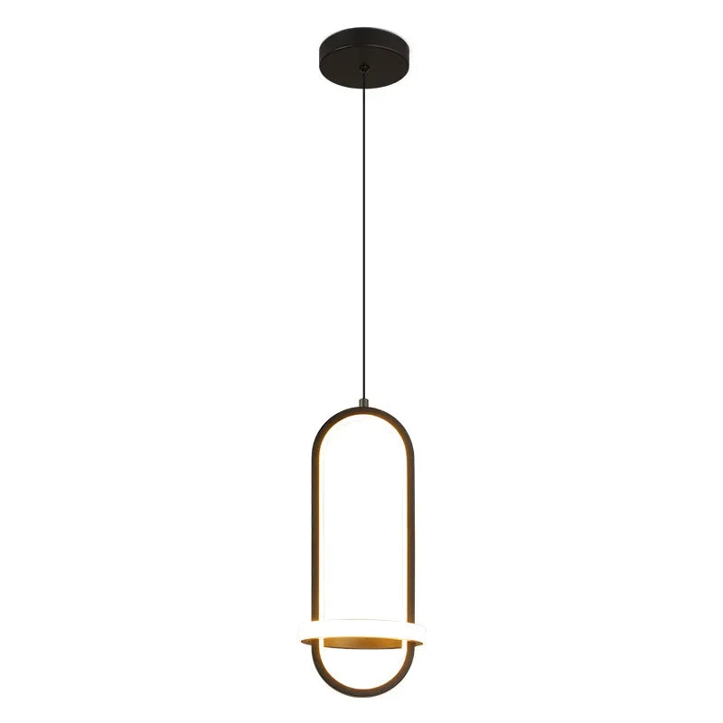 Afralia™ Scandinavian Style Copper Chandelier for Living Room and Corridor - Adjustable Small Size