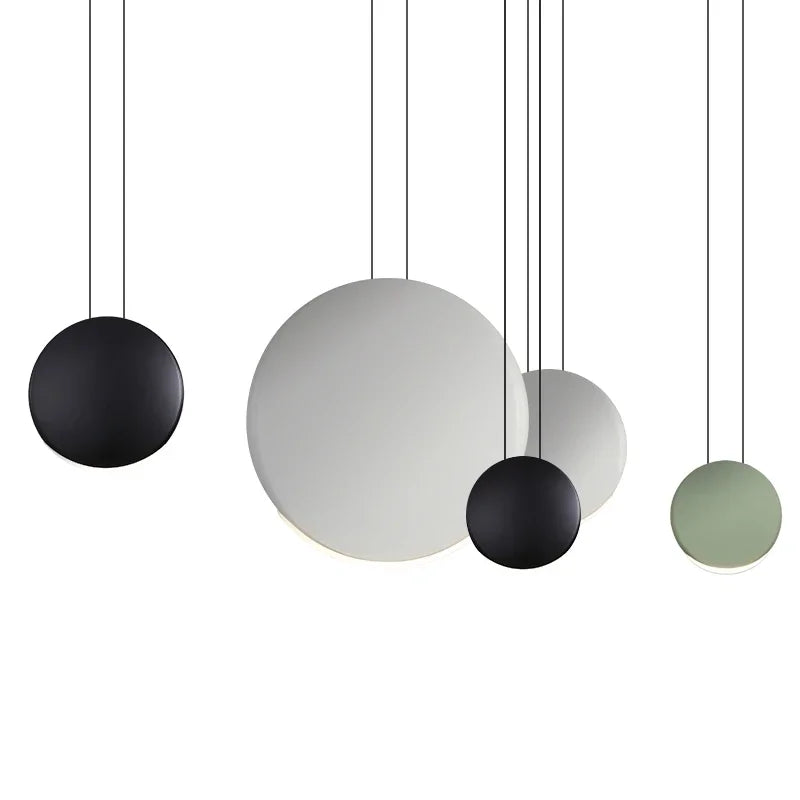 Afralia™ Nordic Bar Modern LED Pendant Light Resin Lustre Dining Room Hanging Lamp