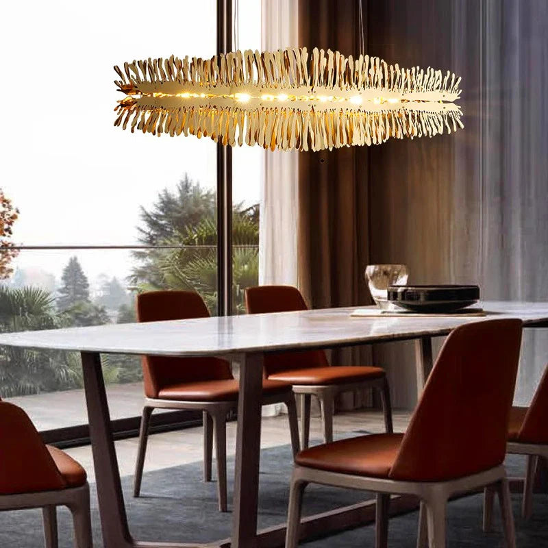 Afralia™ Modern Ceiling Chandeliers | Dining Room Hanging Light Fixture | Indoor Pendant Lamps