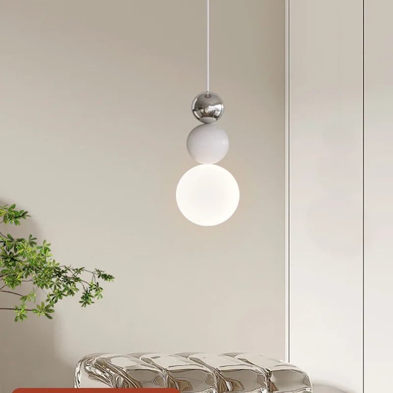 Afralia™ Macaroon LED Pendant Light for Bedroom Living Room Decor