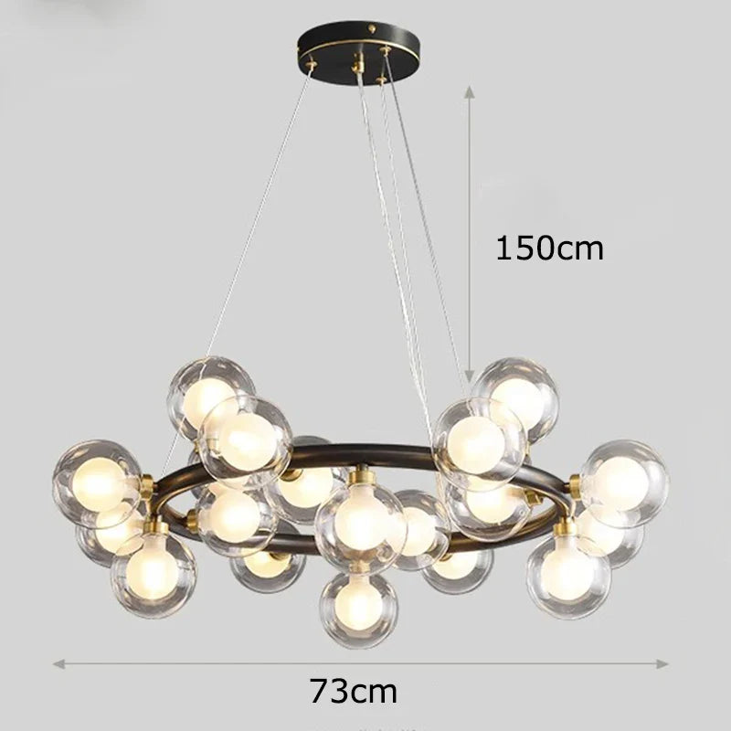 Afralia™ LED Pendant Chandeliers for Modern Living and Dining Room Lighting