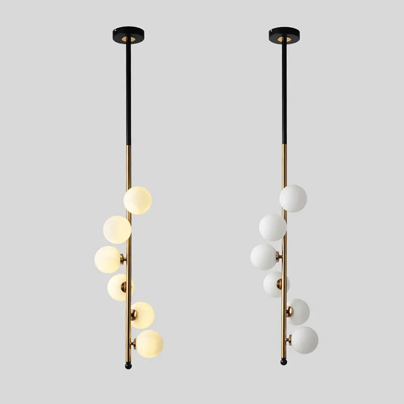 Afralia™ Glass Ball Pendant Lights for Home Decor and Dining, Nordic Minimalism Style