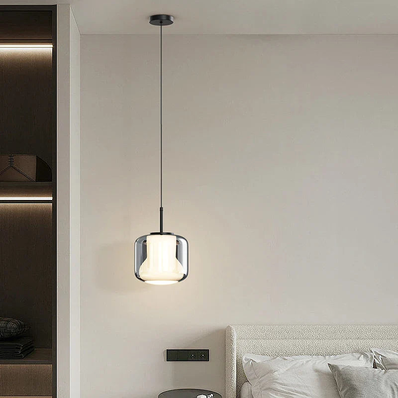 Afralia™ Nordic Glass Pendant Lights for Modern Living Room and Bedroom Lighting