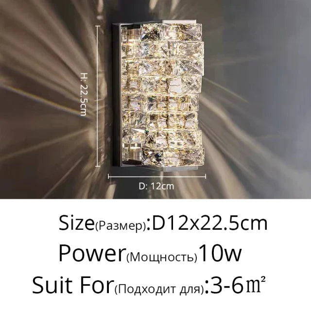 Afralia™ Nordic Crystal Pendant Chandelier for Kitchen Dining Room Home Decor Lighting