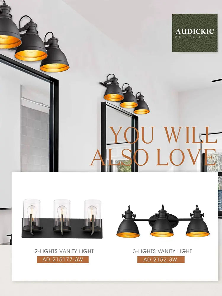 Afralia™ Retro 3-Head Iron Wall Lamp for Dining Room Bedroom Corridor Balcony