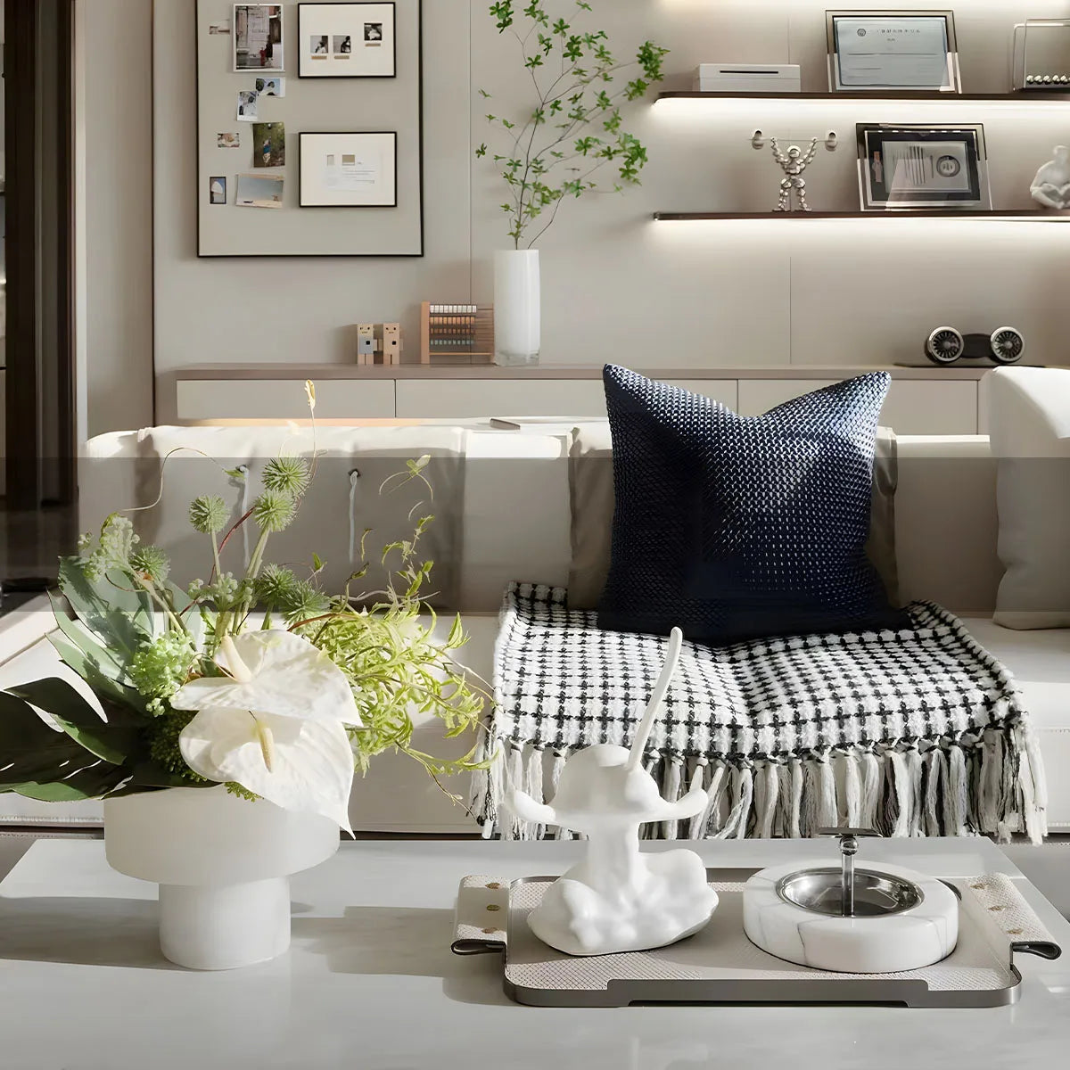 Afralia™ White Onyx Marble Vase: Luxury Nordic Home Decor & Flower Decoration