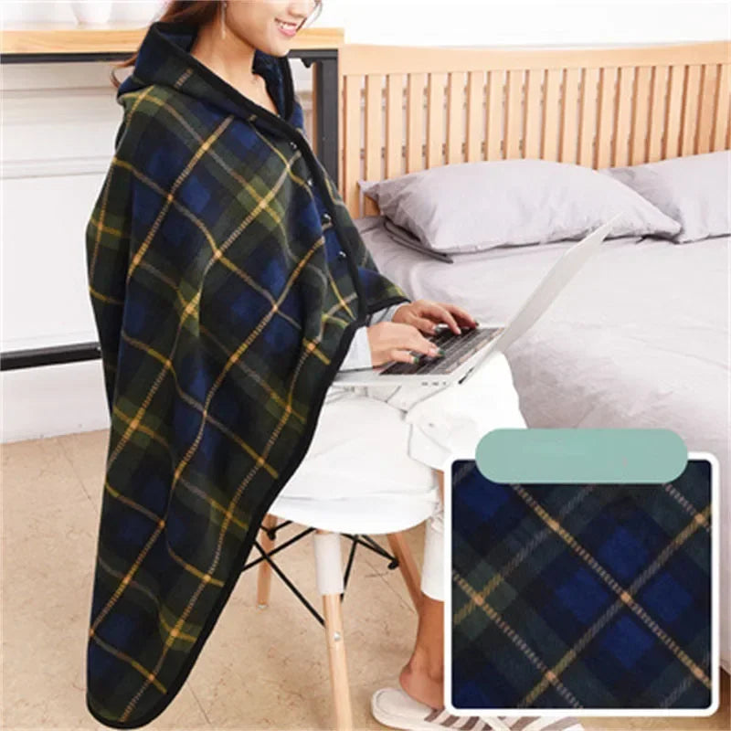 Afralia™ Soft Thick Double Layer Plaid Blanket | Cozy Coral Velvet Flannel Throw Blanket