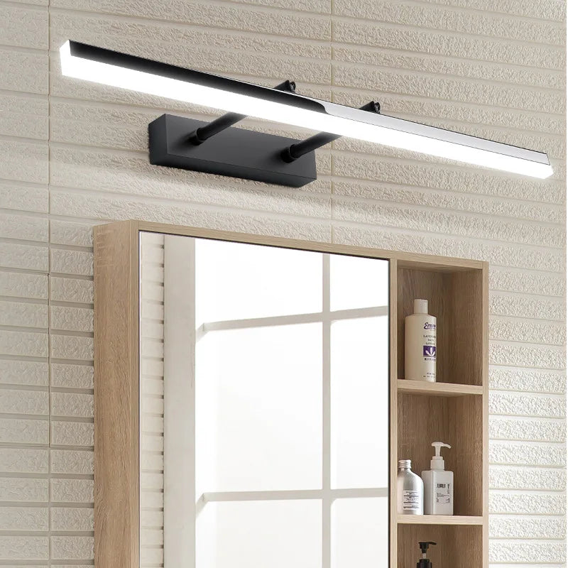 Afralia™ LED Mirror Light Wall Lamp, Modern Bathroom Lighting, 60cm 80cm