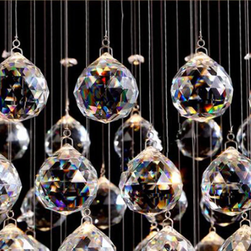 Afralia™ Crystal Pendant Lights: Luxury Modern Rectangle Hanging Lamps for Home Indoor Décor