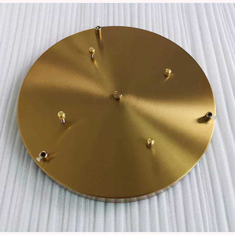 Afralia™ Ceiling Plate for Pendant Lamp Chandeliers White Black Gold 3 Holes