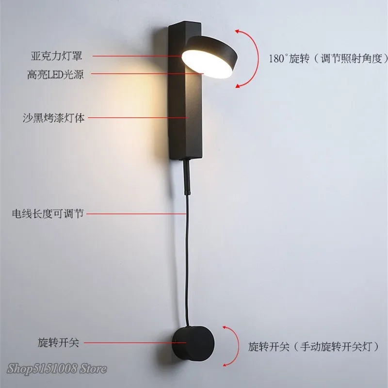 Afralia™ Modern Dimmable Wall Sconce Light for Living Room Bedroom Aisle