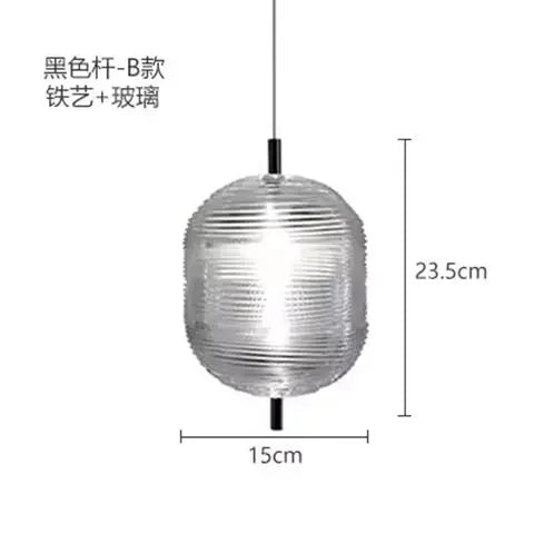Afralia™ Nordic Glass Pendant Chandelier Bedroom Dining Hall Lighting Fixture