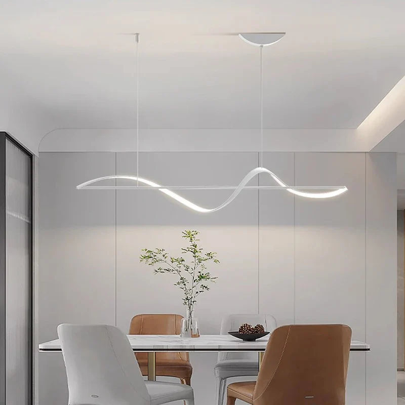 Afralia™ Modern Smart Pendant Lights for Dining Room Chandeliers Decor - Stylish Salon Decoration