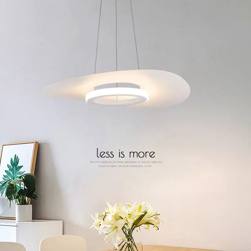 Afralia™ UFO Pendant Lights Chandelier for Dining Living Kitchen Room, Minimalist Designer Art Decor