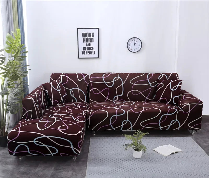 Afralia™ Stretch Sofa Cover Slipcover Print Seater Couch Protector