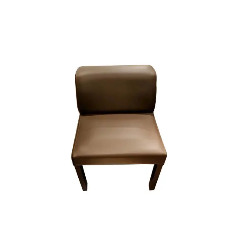 Afralia™ Solid Wood Armrest Backrest Dining Chair - Modern, Fashionable, Simple Assembly