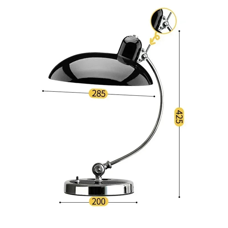 Afralia™ Bauhaus Vintage Desk Lamp - Adjustable & High Quality Craftsmanship