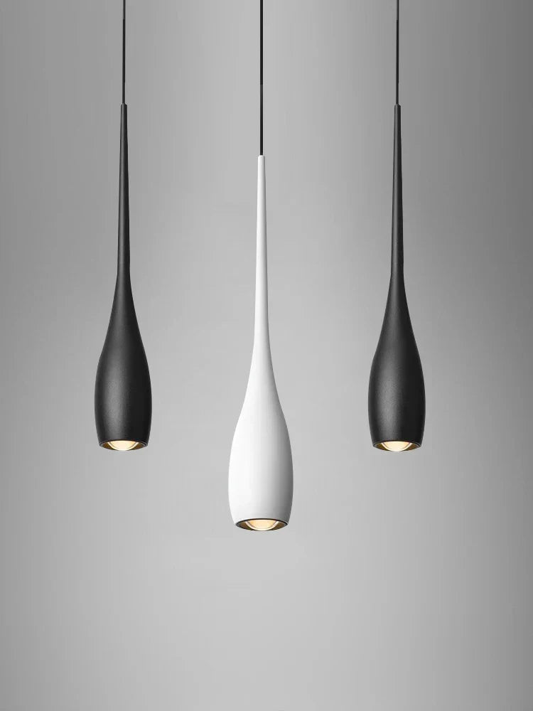 Afralia™ Long Tube LED Pendant Light for Bedside, Dining Room, Bar - Modern Minimalist Design