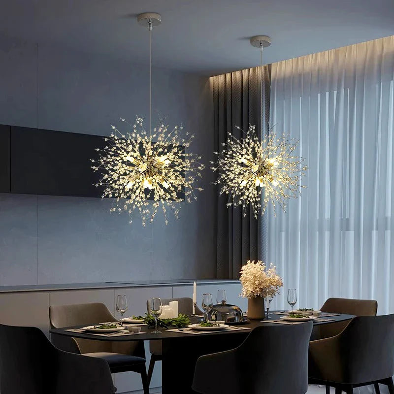 Afralia™ Modern Indoor Pendant Light Chandelier for Living Room Dining Room LED Ceiling Lamp