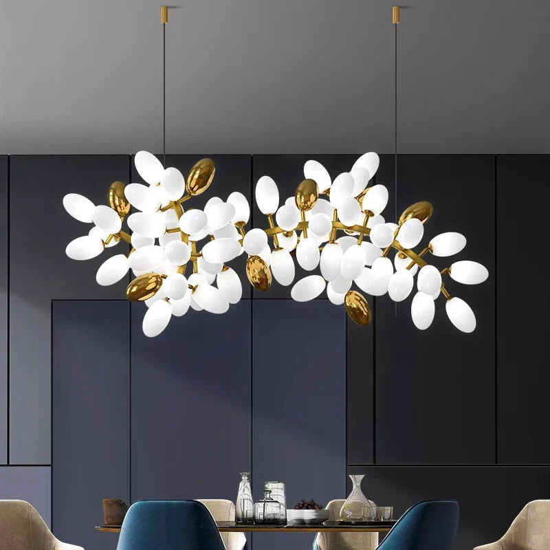 Afralia™ Modern Indoor Pendant Chandelier LED Ceiling Light Dining Room Lamp