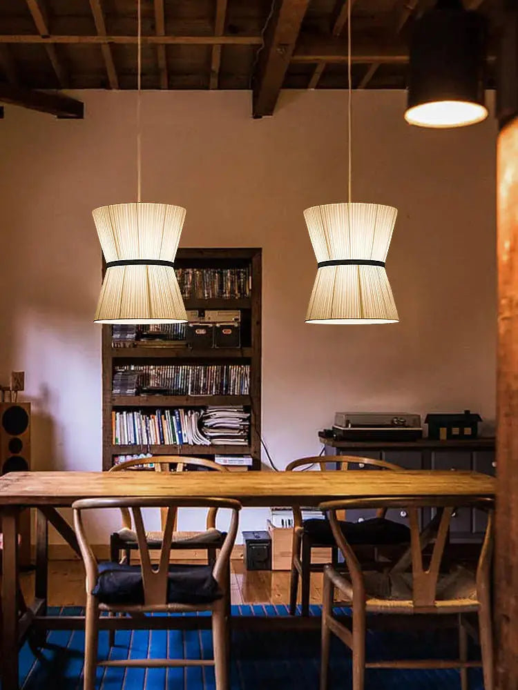 Afralia™ Cocoon Cloth Chandelier: Japanese Pendant Lamp for Home Kitchen Decor