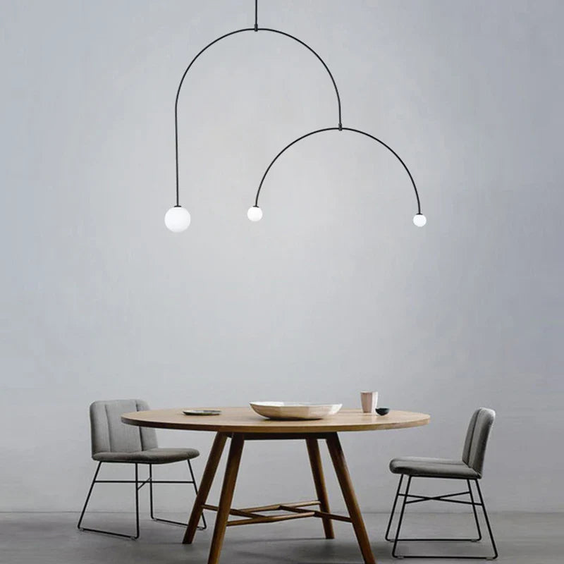 Afralia™ Minimalist Nordic LED Pendant Lamp for Bedroom & Bar Lighting