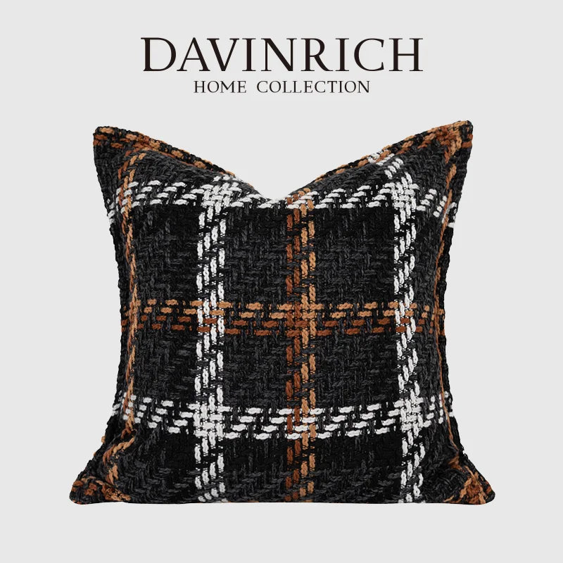 Afralia™ Plaid Fashion Pillow Covers - Luxury Modern Farmhouse Cushion Case