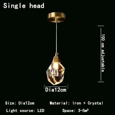 Afralia™ Crystal LED Pendant Lights: Elegant Lighting Solution for Home Decor