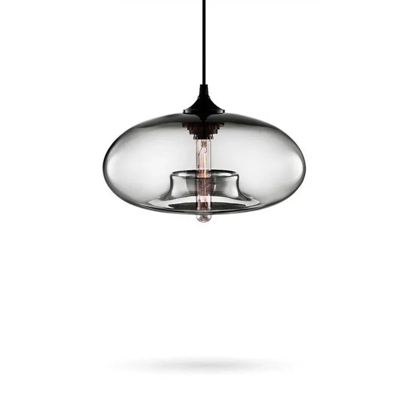 Afralia™ Modern Glass Pendant Chandelier for Dining Kitchen Bedroom Bar Restaurant Decor