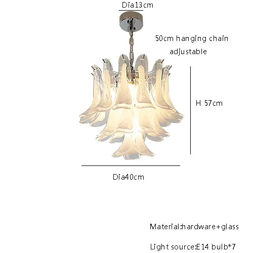 Afralia™ French White Glass Pendant Lights: Luxury LED Hanging Lamps for Living & Dining Rooms