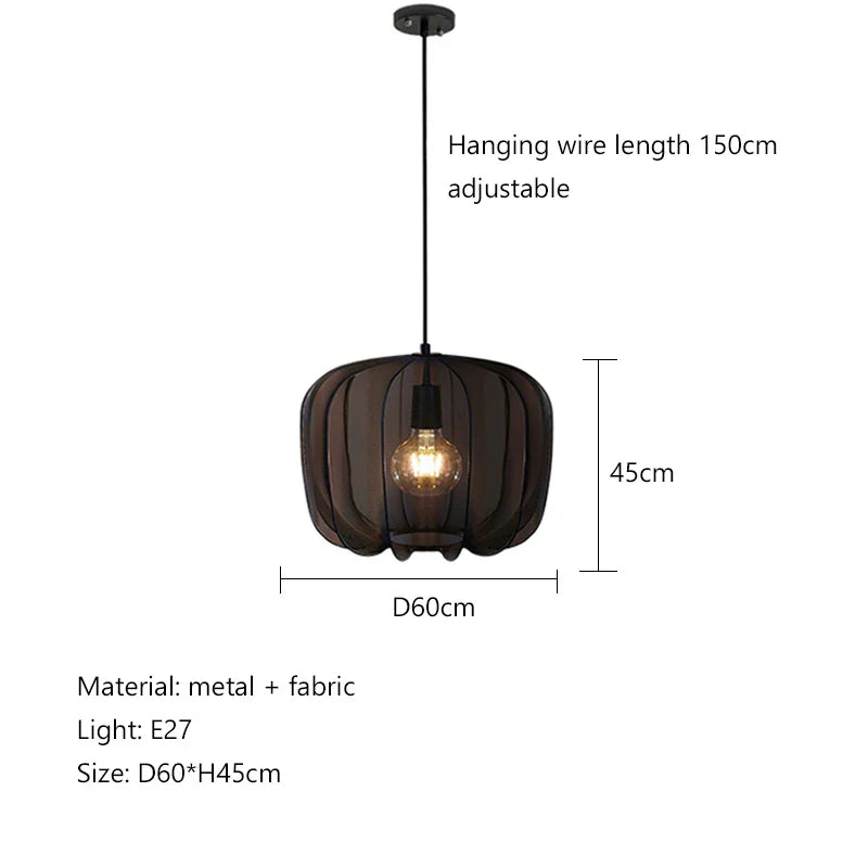 Afralia™ Nordic Minimalist Wabi Sabi Chandelier - LED Pendant Lamp for Home & Restaurant