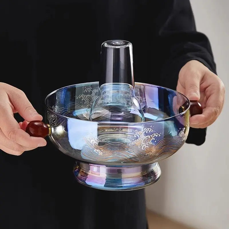 Afralia™ Glass Hotpot: Thickened Heat-Resistant Crystal Pot for Home, Camping, Steaming & Boiling