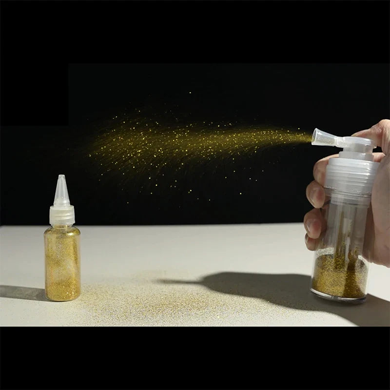 Afralia™ Glitter Powder Spray Bottle for Cake Decoration and Baking