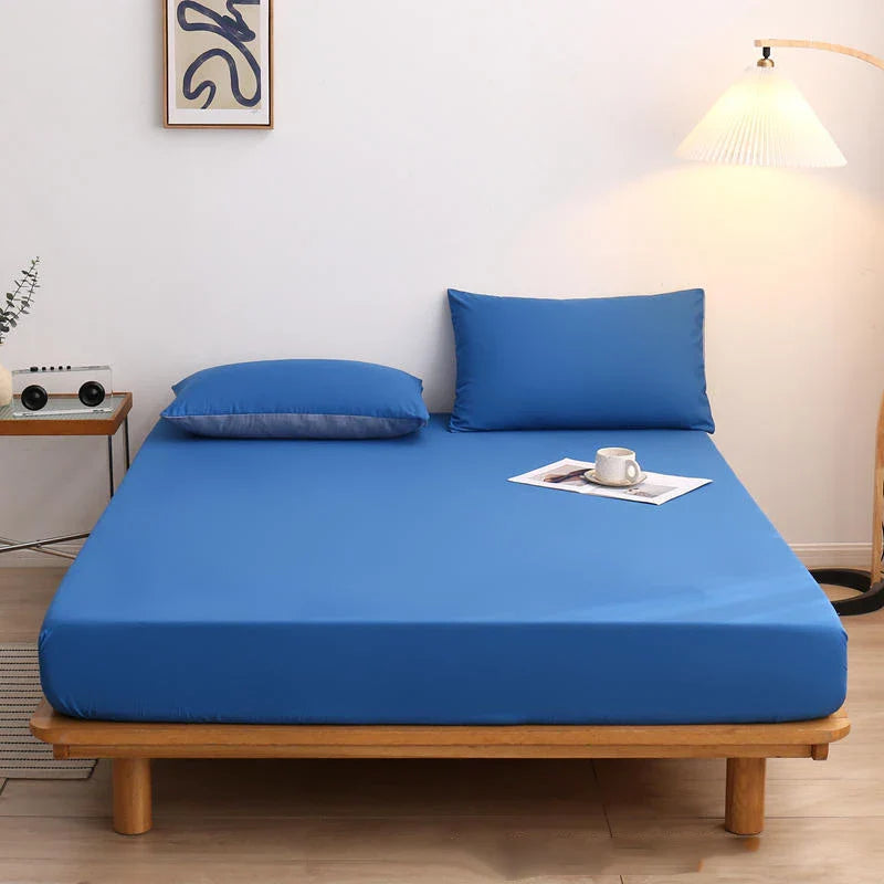 Afralia™ Soft Skin-Friendly 360° Fitted Bed Sheet with Elastic Band - Durable & Dapper