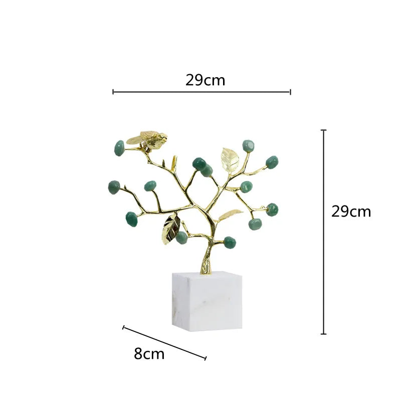 Amethyst Crystal Tree: Elegant Home Decor by Afralia™ - Sculpted Flower Figurine & Metal Accents