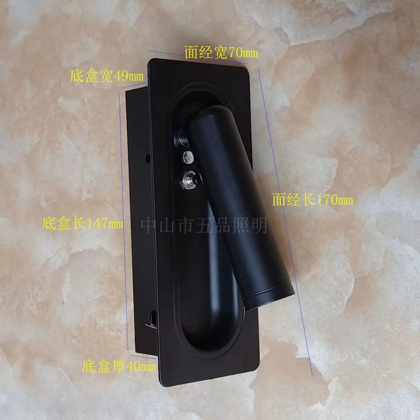 Afralia™ Adjustable Bedside LED Wall Lamp for Modern Hotel Guest Rooms